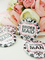 Grooms Man and Bridesmaid Badge