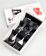 "Love" Couple Fork & Spoon Set~New!