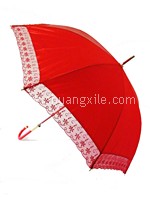 Red Umbrella (Floral Laced)~New!