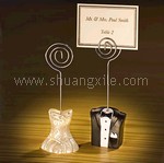 Brides & Groom Place Card Holder