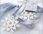 Snowflake Bookmark with Silver Finish